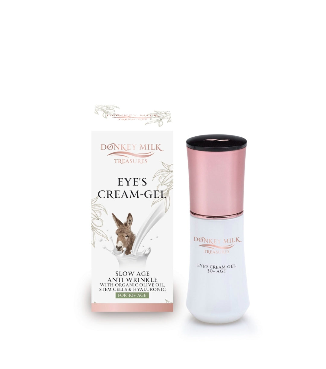 Augencreme mit Eselsmilch – Anti-Falten & Augenringe