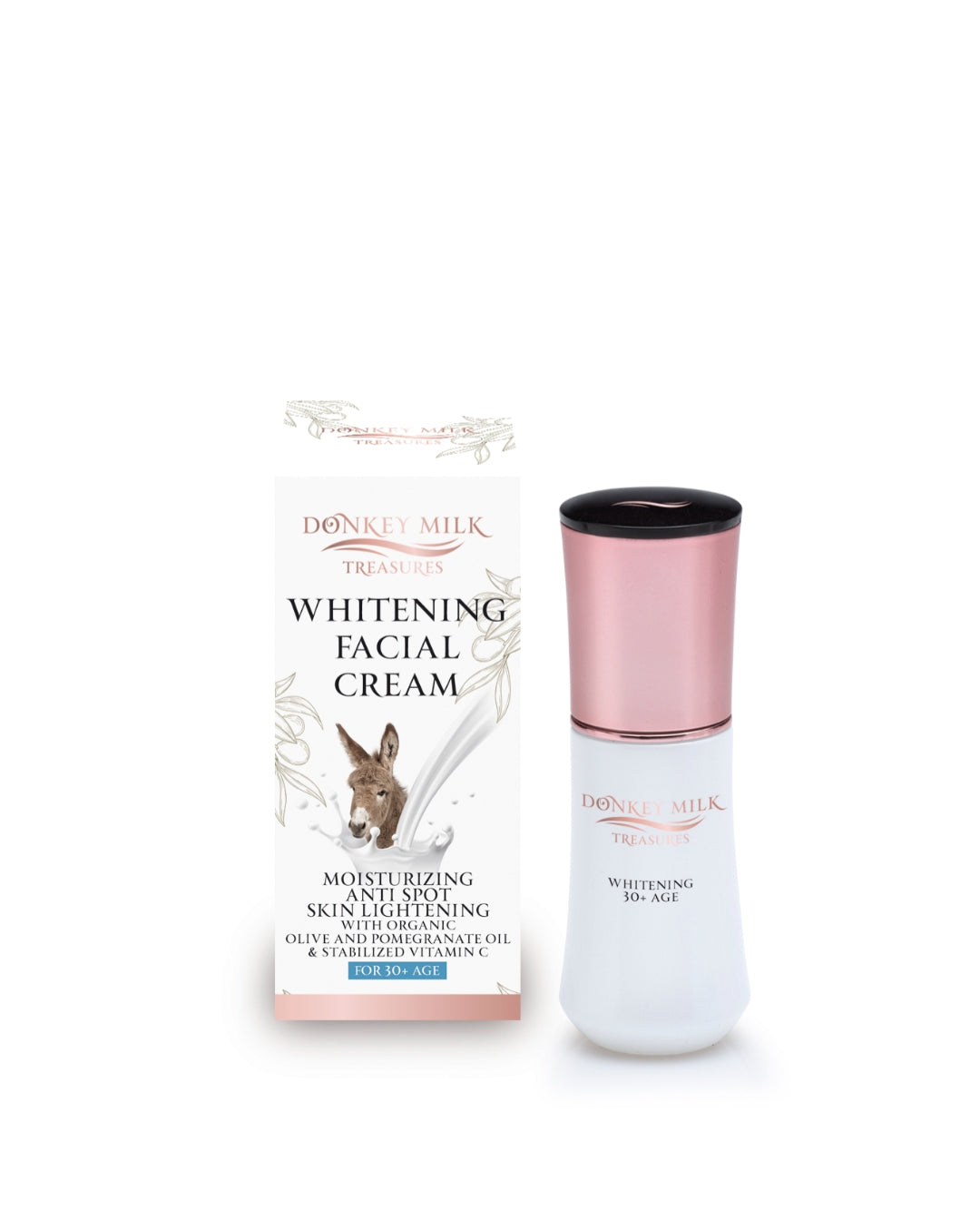Whitening Gesichtscreme mit Eselsmilch – Strahlende & ebenmäßige Haut