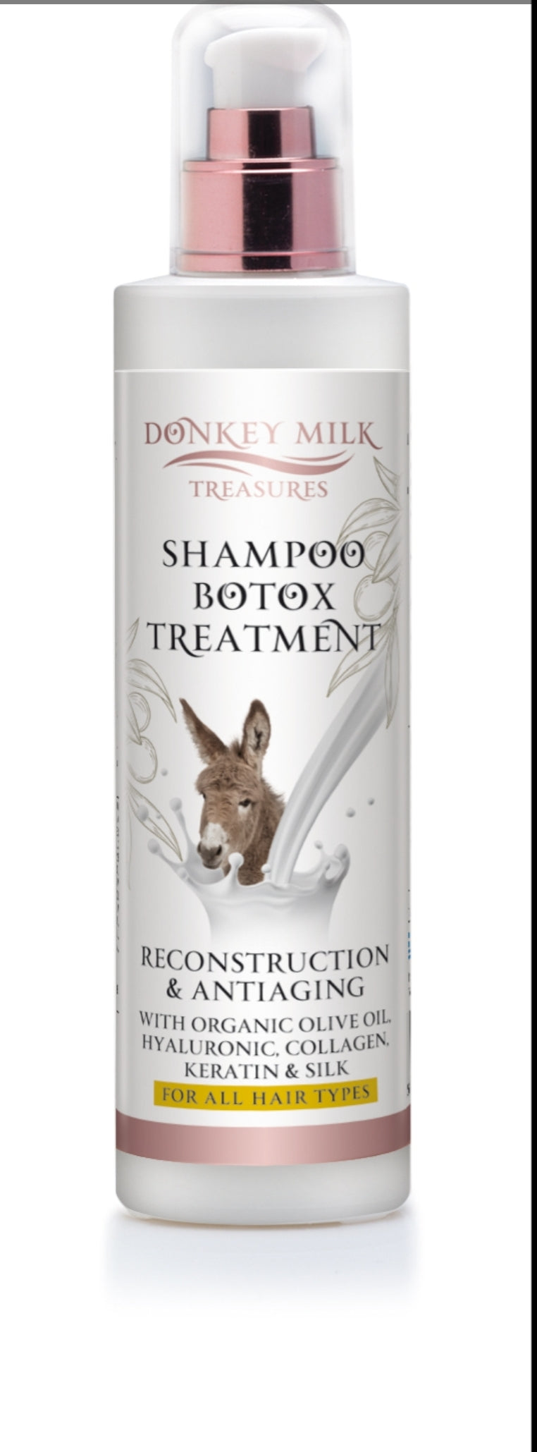 Botox Shampoo 250 ml – 100% griechische Eselsmilch